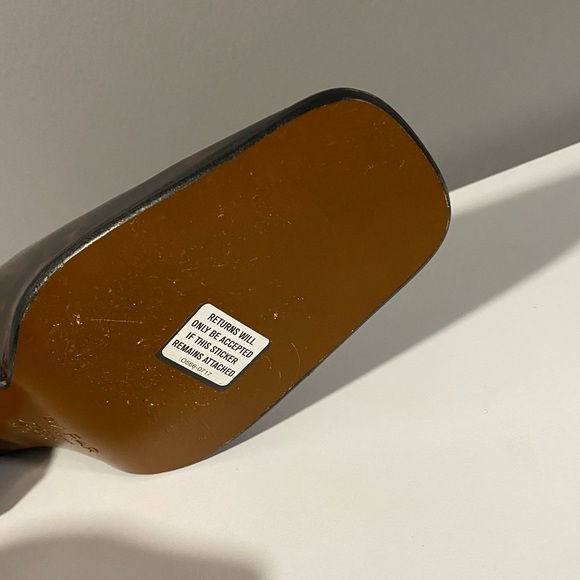 Sold By Far Kim Square Toe Mule in Patent - Picture 14 of 15